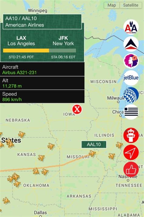 UA3657 Flight Tracker.